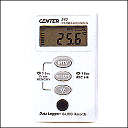 温度记录器(黄金城网址/温度计)CENTER340